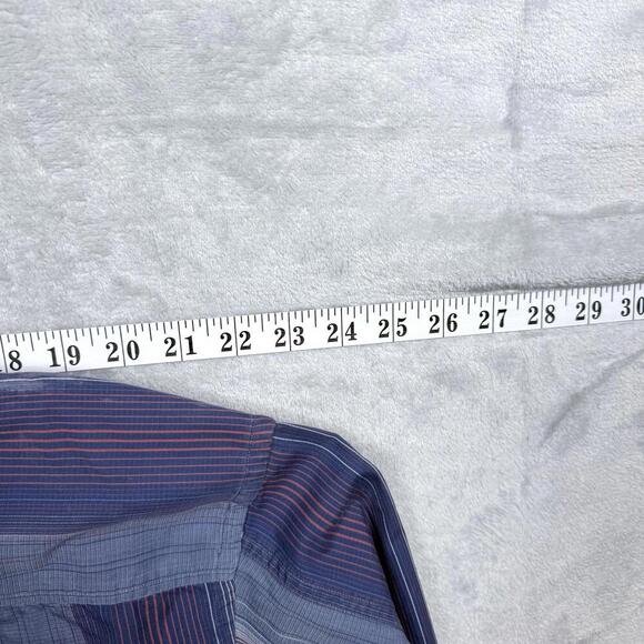 Tommy Bahama Striped 100% Cotton Shirt Men Size LT Colorful Button Up Causal - Picture 8 of 12